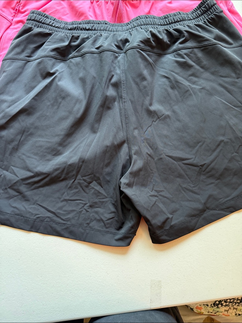 Fabletics Pink Black & Neon Leopard Athletic Shorts Trio - Lot of 3 Pair - Large - Picture 13 of 16